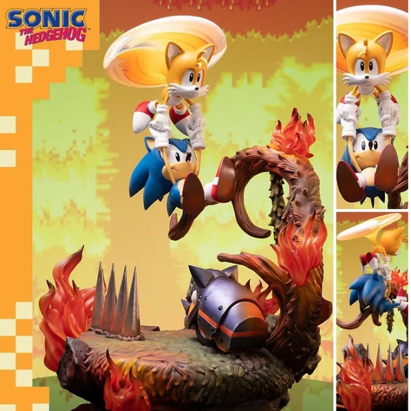 SONIC THE HEDGEHOG Statue Sonic & Tails Standard Edition F4F