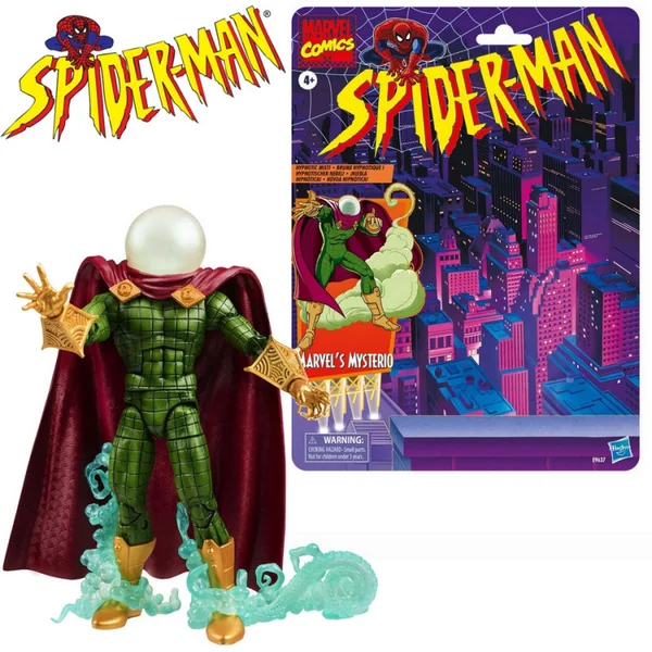 SPIDER-MAN Animated Figurine Mysterio Marvel Retro Collection Hasbro
