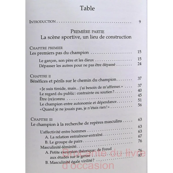 Splendeurs et misères des champions