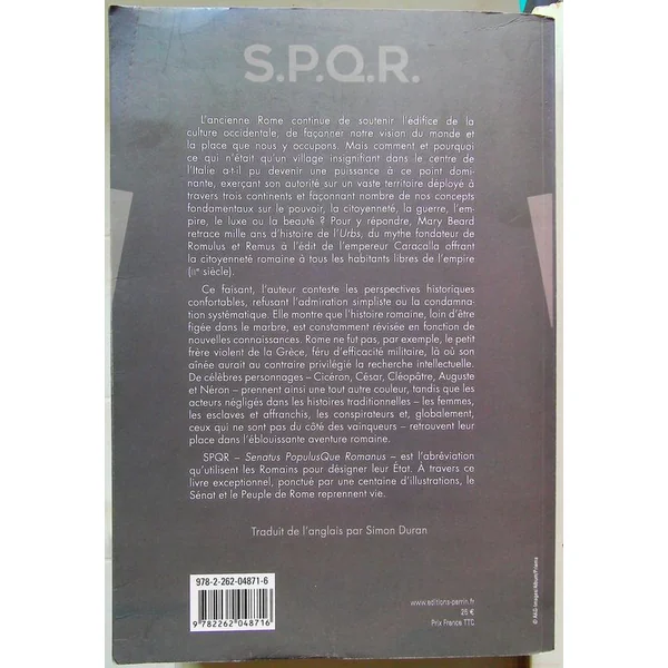 S.p.q.r. Histoire de l'ancienne Rome