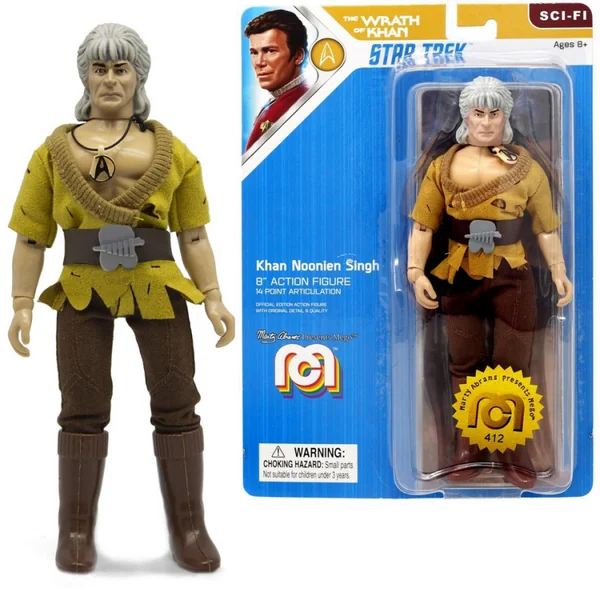 STAR TREK Figurine Khan Noonien Singh MC Mego