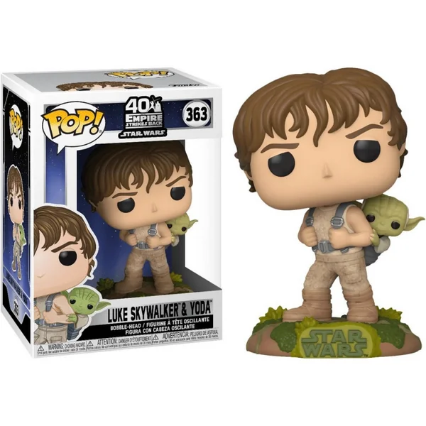 STAR WARS Funko POP 363 Luke Skywalker & Yoda