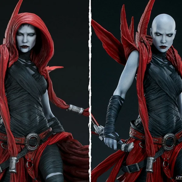 STAR WARS Statue Asajj Ventress Mythos Collection Sideshow