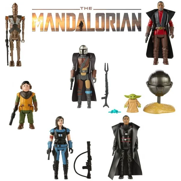 STAR WARS The Mandalorian Figurines Retro Collection 2021