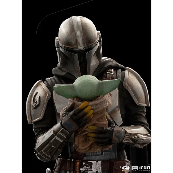 STAR WARS THE MANDALORIAN & GROGU STATUE 1/10 BDS ART SCALE