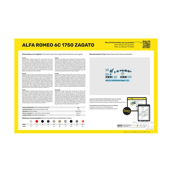 STARTER KIT Alfa Romeo 6C 1750 Zagato