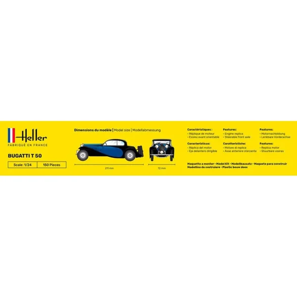 STARTER KIT (Kit de démarrage) Bugatti T 50