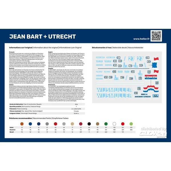 STARTER KIT (Kit de démarrage) JEAN BART + UTRECHT Twinset