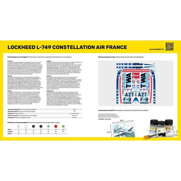 STARTER KIT (Kit de démarrage) L-749 Constellation A.F.