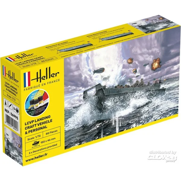 STARTER KIT (Kit de démarrage) LCVP Landungsboot + Figures