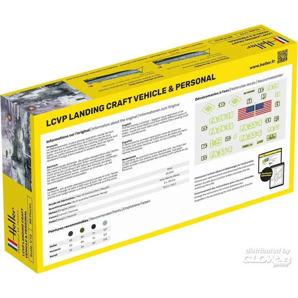 STARTER KIT (Kit de démarrage) LCVP Landungsboot + Figures