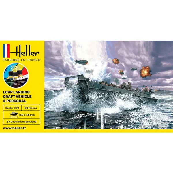 STARTER KIT (Kit de démarrage) LCVP Landungsboot + Figures