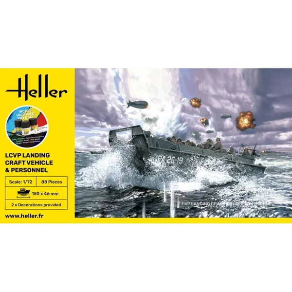 STARTER KIT (Kit de démarrage) LCVP Landungsboot + Figures