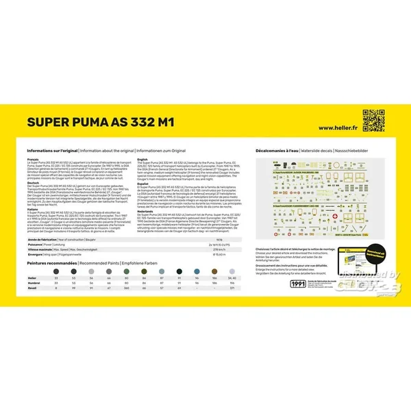 STARTER KIT (Kit de démarrage) Super Puma AS 332 M0