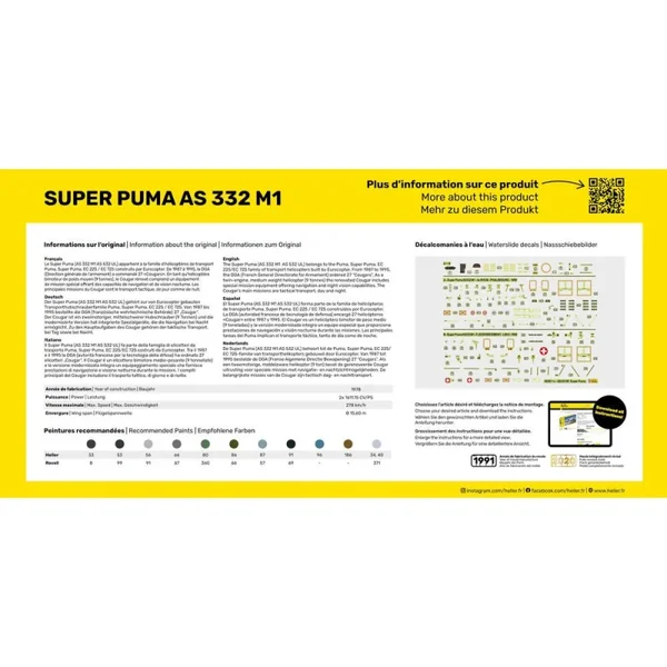STARTER KIT (Kit de démarrage) Super Puma AS 332 M0