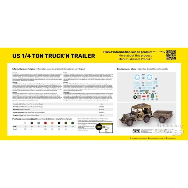 STARTER KIT (Kit de démarrage) US 1/4 Ton Truck 'n Trailer