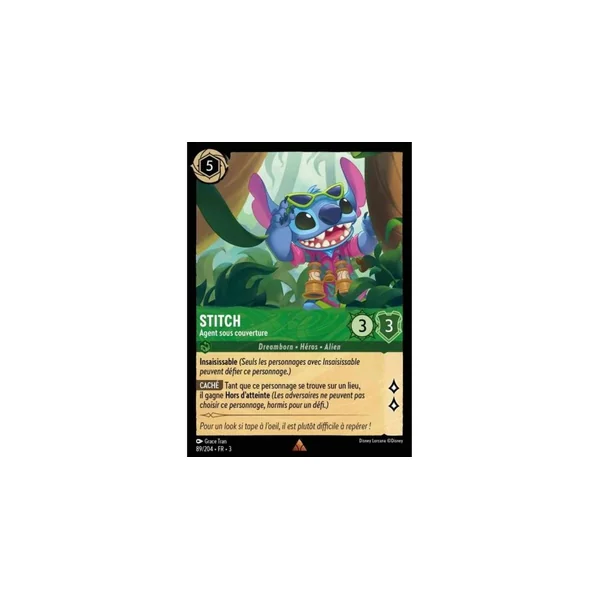 Stitch, Agent sous couverture - 89/204 - ITI - Les Terres d'Encres - Rare - Français