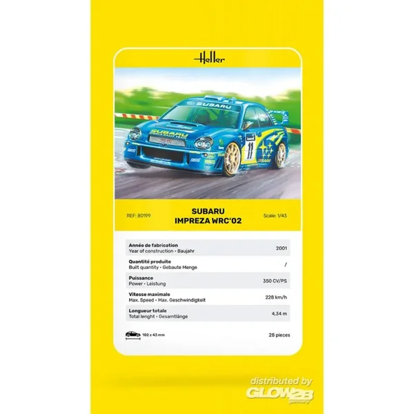 Subaru Imprezza WRC 02 1/43