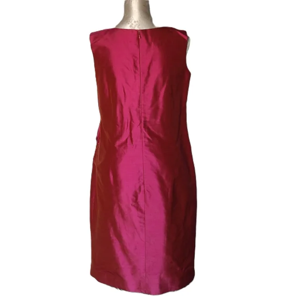 Superbe ensemble fushia en soie de chez Clairmodel (ku2)