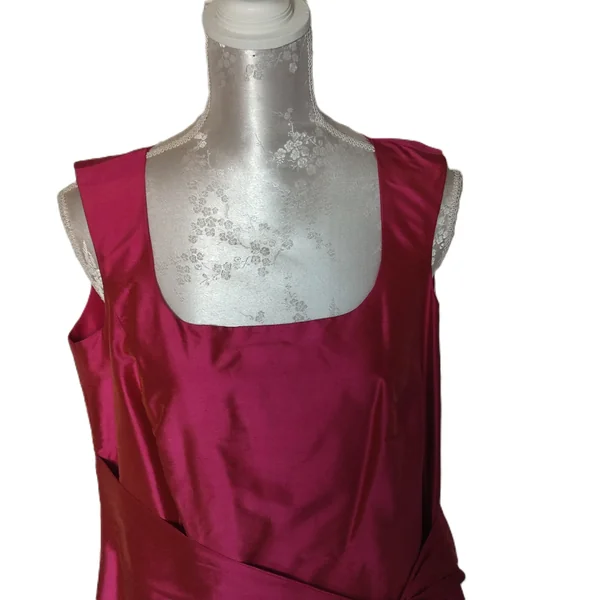 Superbe ensemble fushia en soie de chez Clairmodel (ku2)