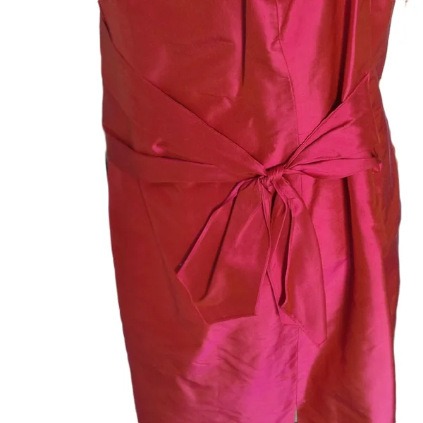 Superbe ensemble fushia en soie de chez Clairmodel (ku2)