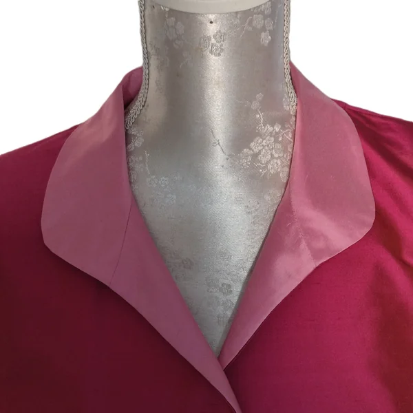 Superbe ensemble fushia en soie de chez Clairmodel (ku2)