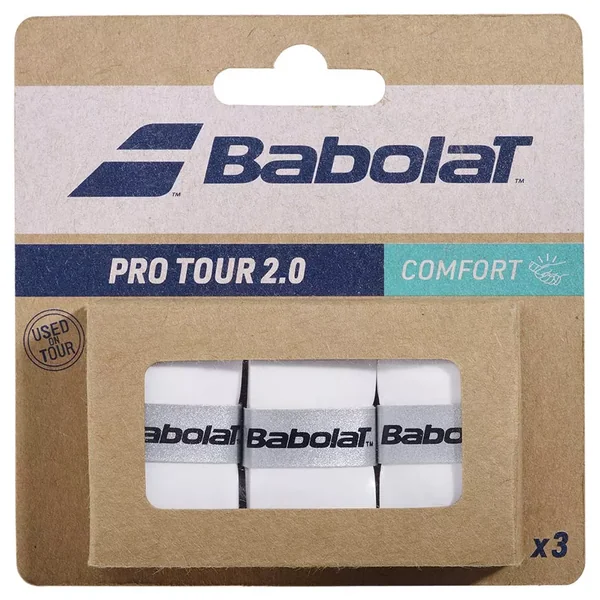 Surgrips Babolat Pro Tour 2.0 Blanc x 3