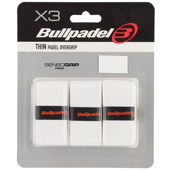 Surgrips Bullpadel Thin Blanc x 3