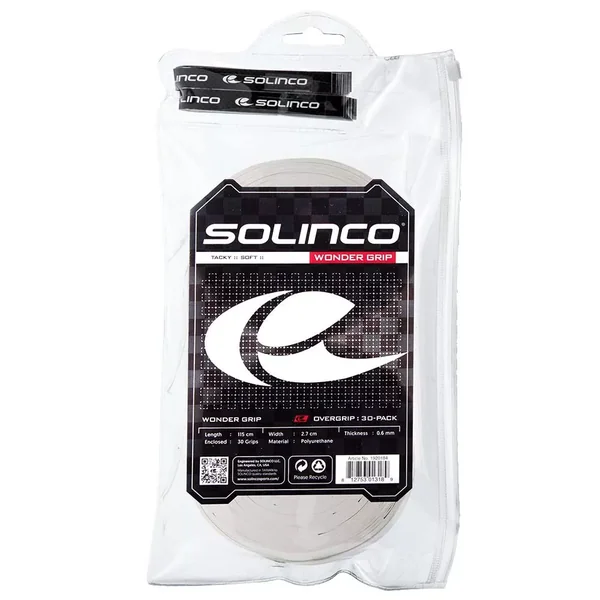 Surgrips Solinco Wonder Grip Blanc x 30