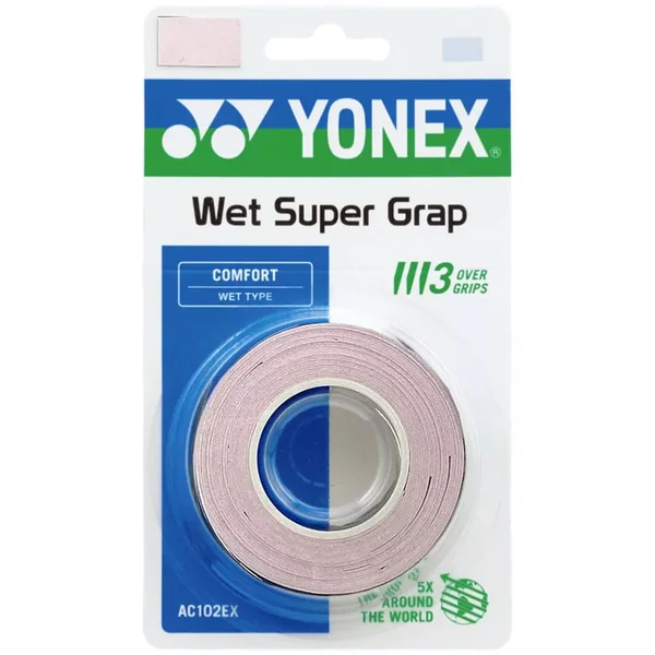 Surgrips Yonex Wet Super Grap Rose x 3