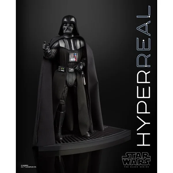 SW BLACK HYPERREAL DARTH VADER 8IN AF
