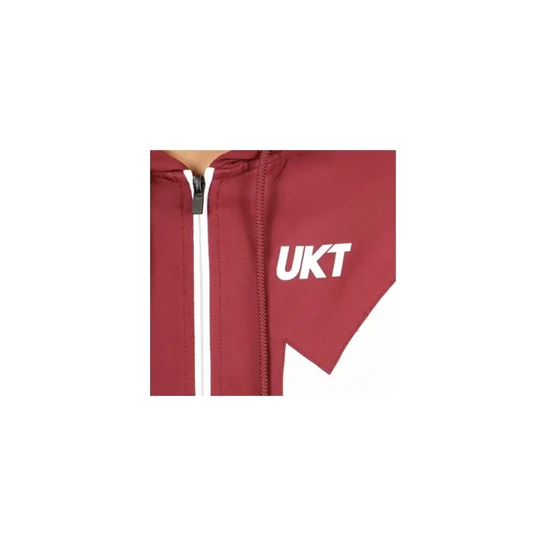 Sweat Zippé Capuche Unkut Berlin Bordeaux Blanc Bleu Marine