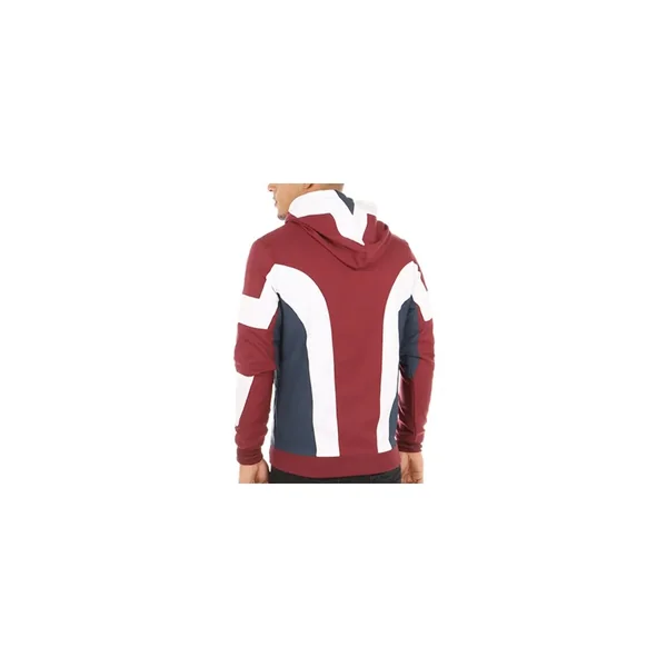 Sweat Zippé Capuche Unkut Berlin Bordeaux Blanc Bleu Marine