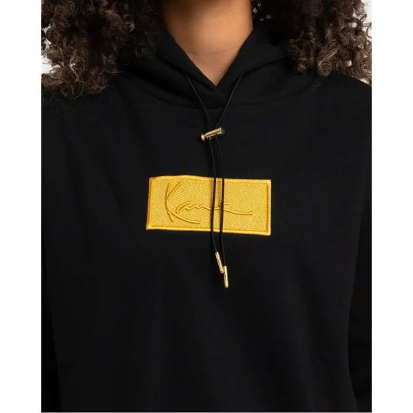 Sweat à capuche Karl Kani Small Signature noir