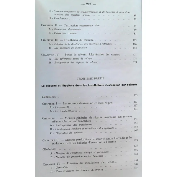 Sécurité et hygiène dans l'industrie de l'huilerie