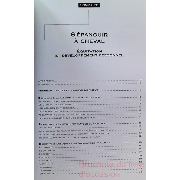 S'épanouir à cheval-