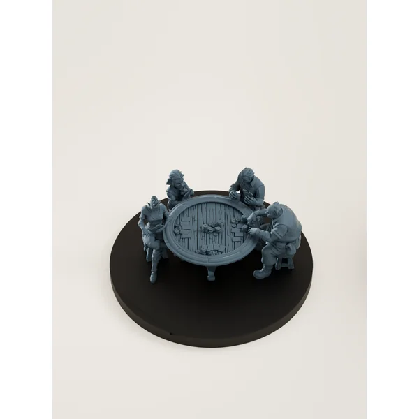 Table de jeu de rôle ou de paris avec PNJ