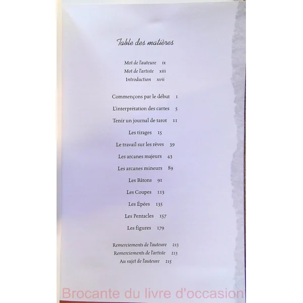 Tarot mystique du r^eveur (sans coffret et sans carte)