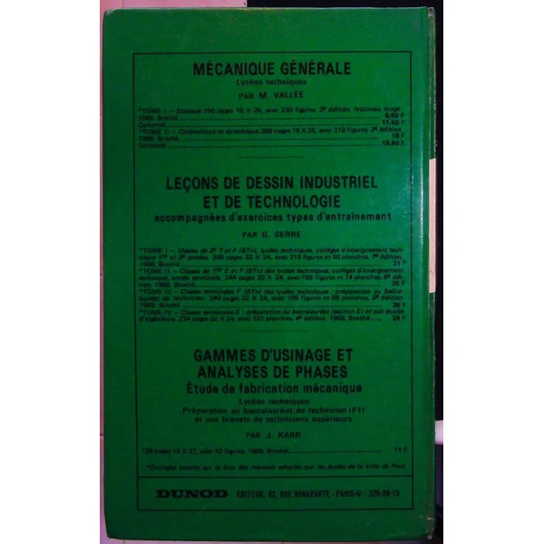 Technologie de construction. Tome 3 Organes des machines.