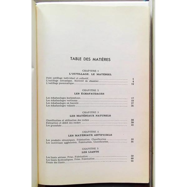 Technologie de maçonnerie