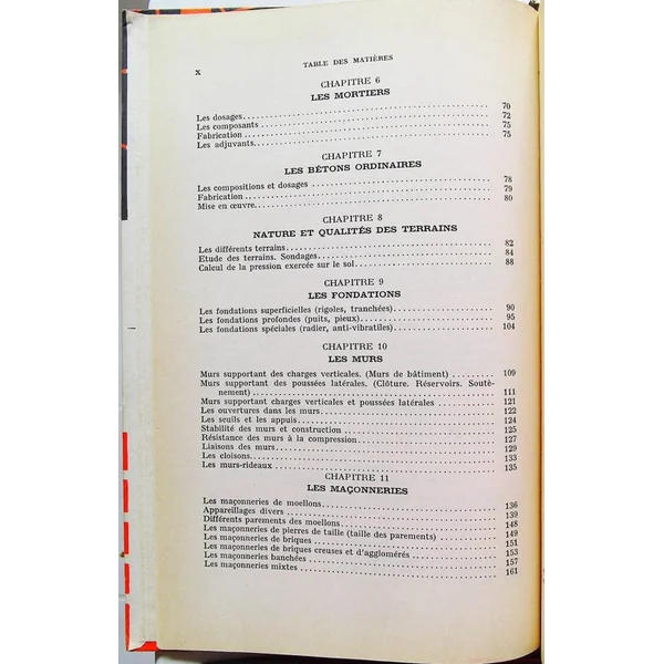 Technologie de maçonnerie
