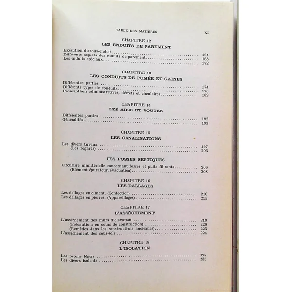 Technologie de maçonnerie