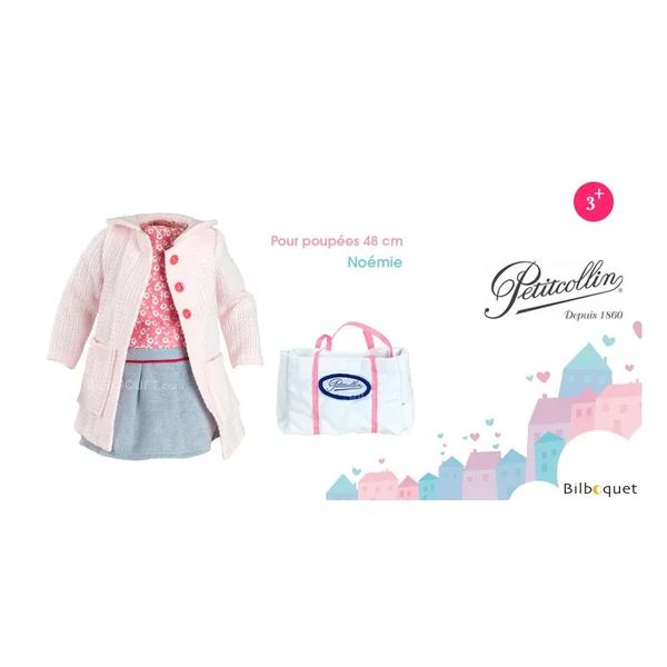Tenue complète Noémie pour poupée Finouche 48cm