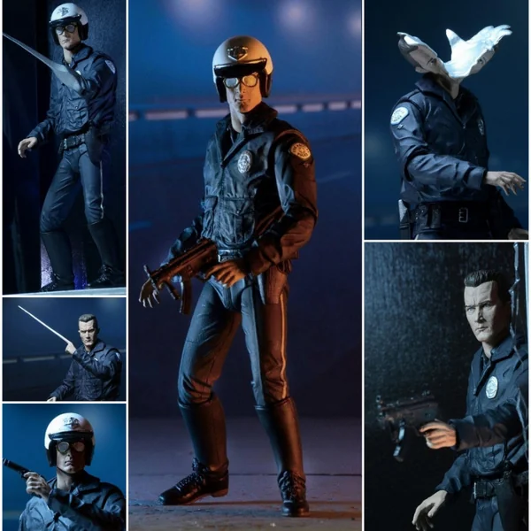 TERMINATOR 2 Figurine T-1000 Motorcycle Cop ver. Ultimate Neca
