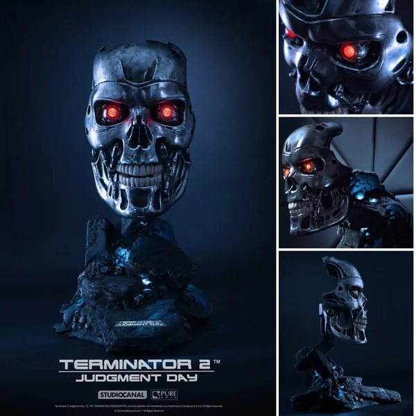 TERMINATOR 2 Réplique Masque T800 PureArts