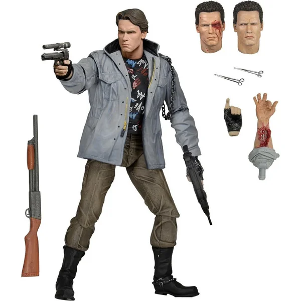 TERMINATOR Figurine T-800 Tech Noir version Ultimate Neca