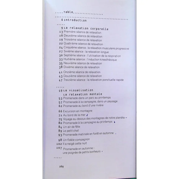 Textes de relaxation et de visualisation - Pour une vie sans stress