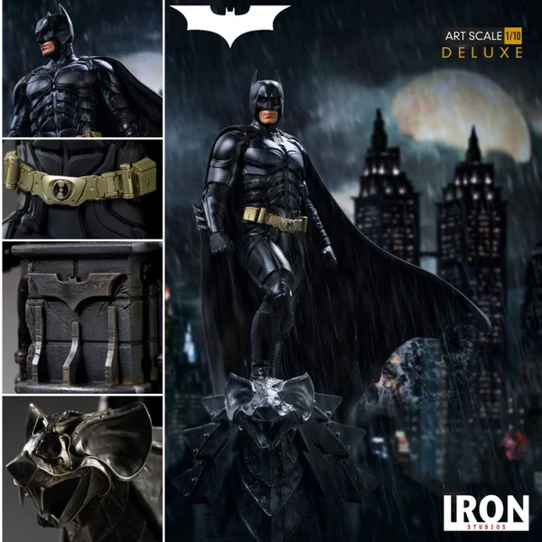 THE DARK KNIGHT Statue Batman Deluxe Art Scale Iron Studios