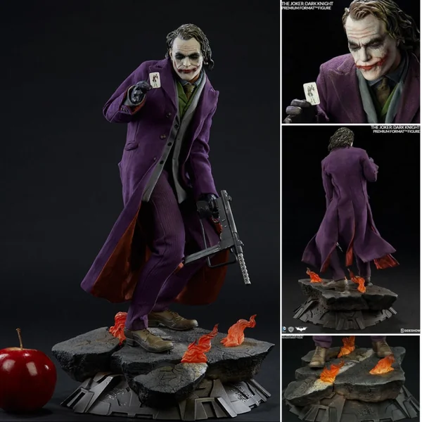 THE DARK KNIGHT Statue The Joker Premium Format Sideshow