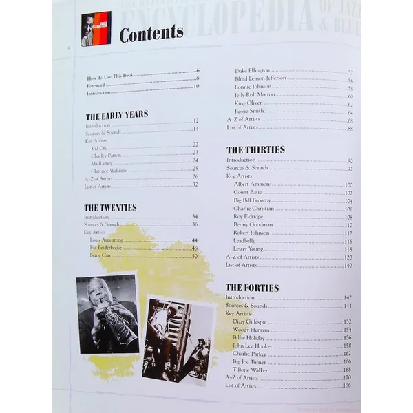 The Definitive Illustrated Encyclopedia Jazz et Blues (en anglais)